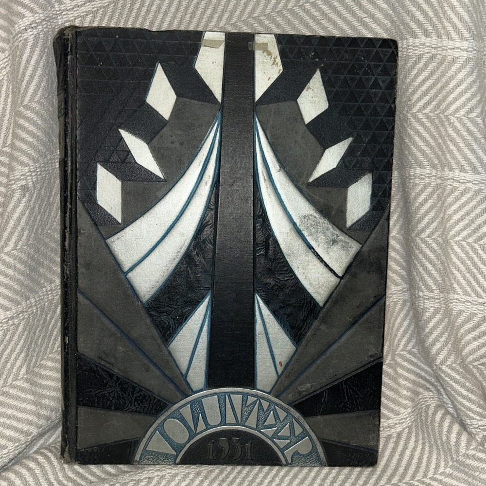 School History Art Deco College Yearbook Year Book Tennessee Volunteer TN‎ 1931